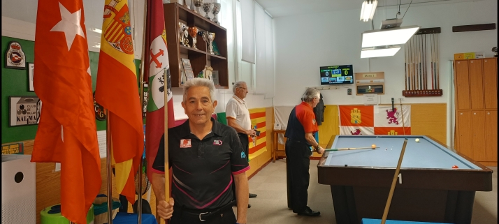 El billar soriano resiste en la élite nacional pese al auge de la competencia internacional