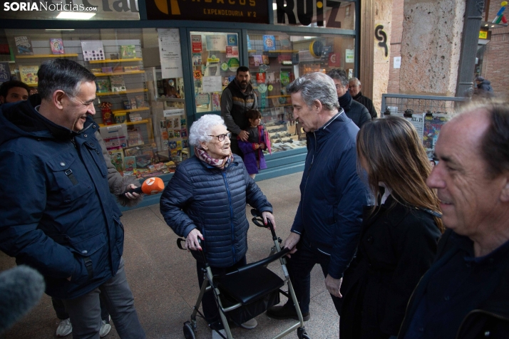 Alberto Núñez Feijóo en El Burgo de Osma