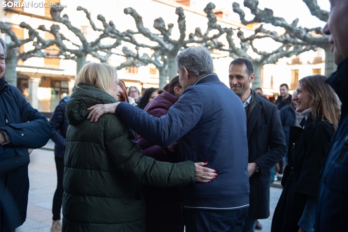 Alberto Núñez Feijóo en El Burgo de Osma