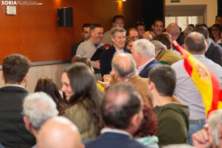 Alberto Núñez Feijóo en El Burgo de Osma