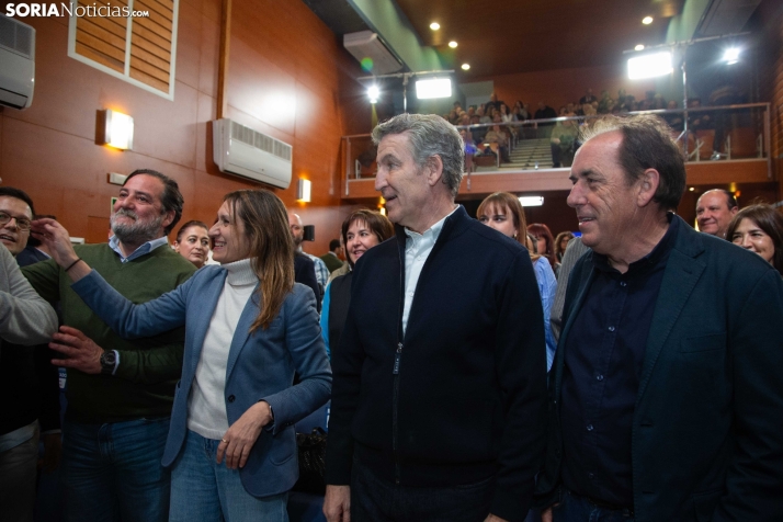 Alberto Núñez Feijóo en El Burgo de Osma