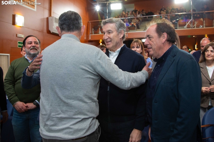 Alberto Núñez Feijóo en El Burgo de Osma