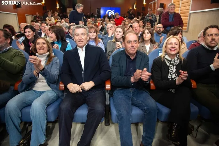 Alberto Núñez Feijóo en El Burgo de Osma