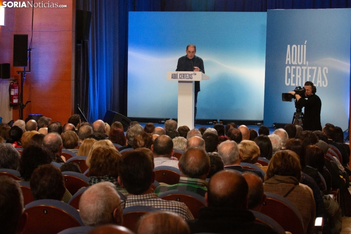 Alberto Núñez Feijóo en El Burgo de Osma