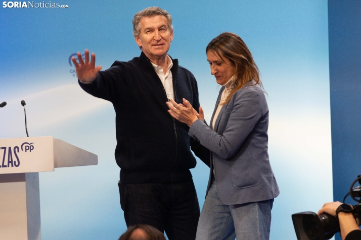 Alberto Núñez Feijóo en El Burgo de Osma