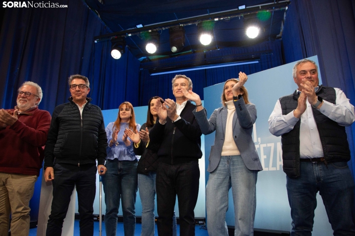 Alberto Núñez Feijóo en El Burgo de Osma