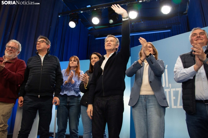 Alberto Núñez Feijóo en El Burgo de Osma