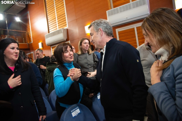 Alberto Núñez Feijóo en El Burgo de Osma