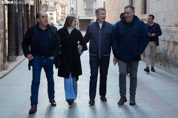 Alberto Núñez Feijóo en El Burgo de Osma