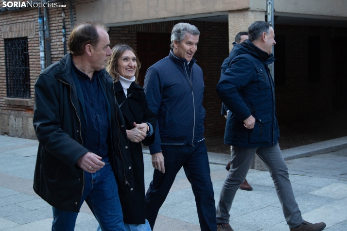 Alberto Núñez Feijóo en El Burgo de Osma