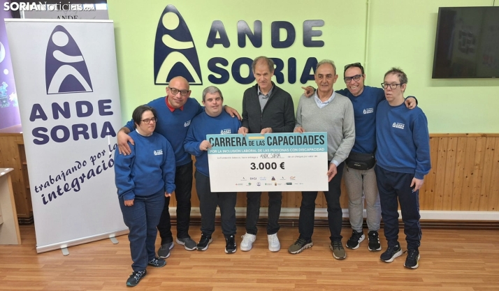 ANDE Soria, reconocida por su labor con el deporte para personas con discapacidad