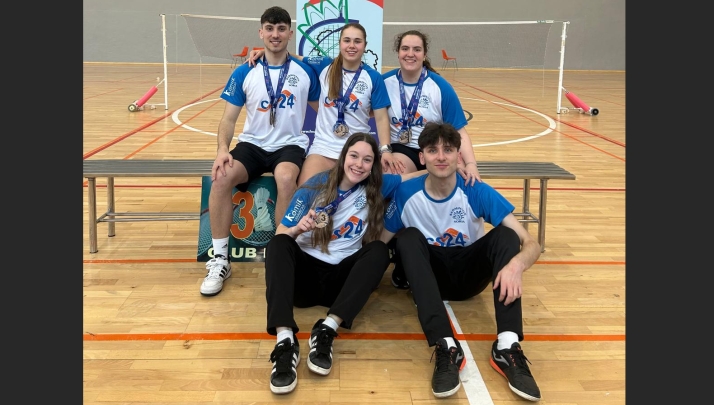 Medallas del Club Bádminton Soria-CS24 en Burgos y Madrid