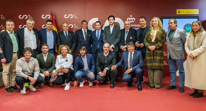 Daniel Berná, en la presentación del III Tumi Spain Golf Tour, el circuito de la PGA de España