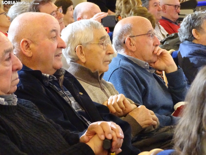 Una imagen del mitin hoy en Soria. /SN