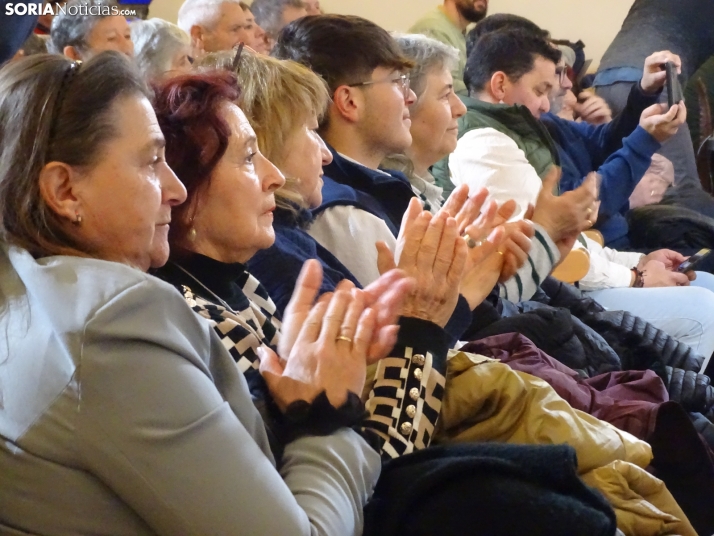 Una imagen del mitin hoy en Soria. /SN