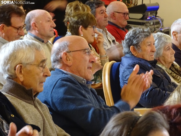 Una imagen del mitin hoy en Soria. /SN