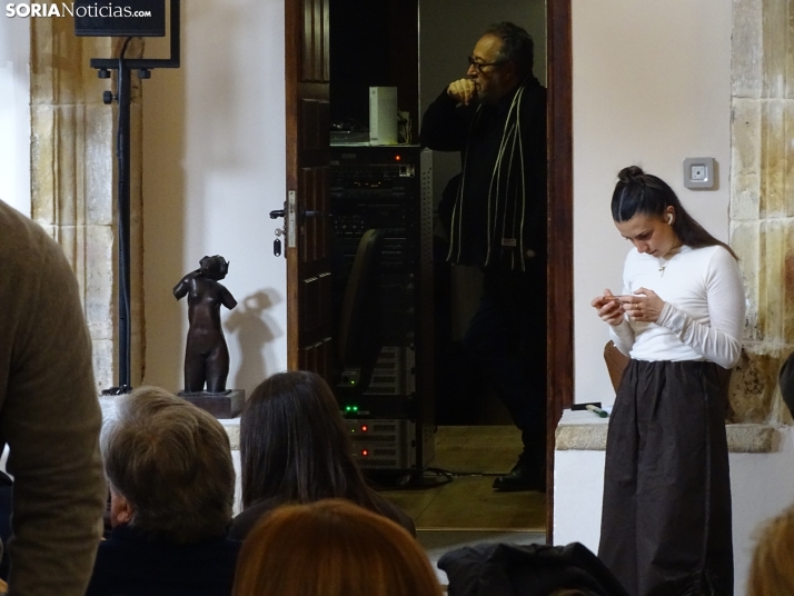 Una imagen del mitin hoy en Soria. /SN