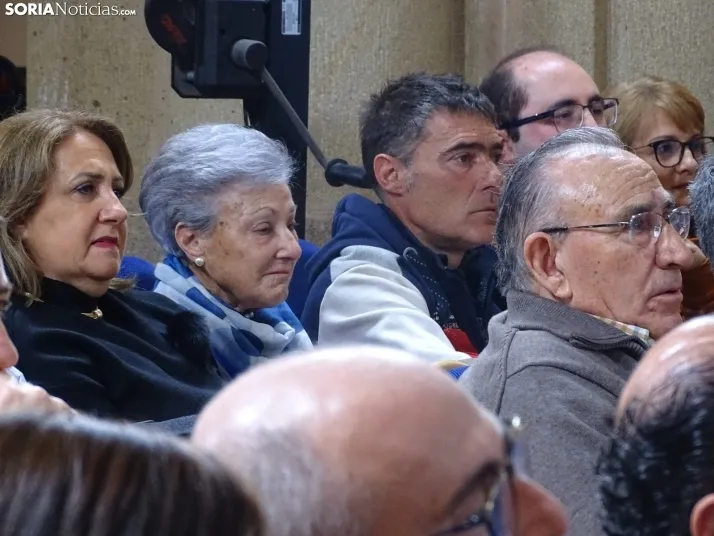 Una imagen del mitin hoy en Soria. /SN