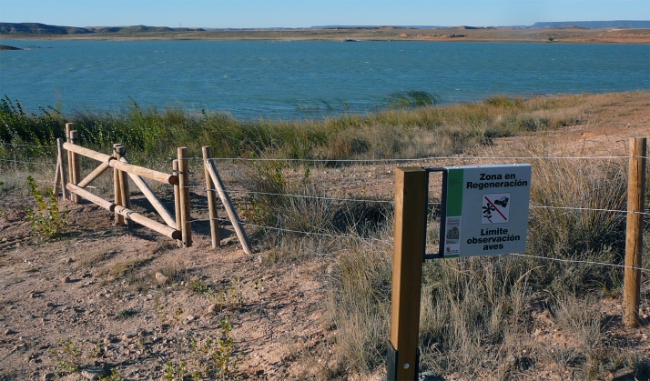 Leve descenso en los niveles del embalse de Monteagudo 