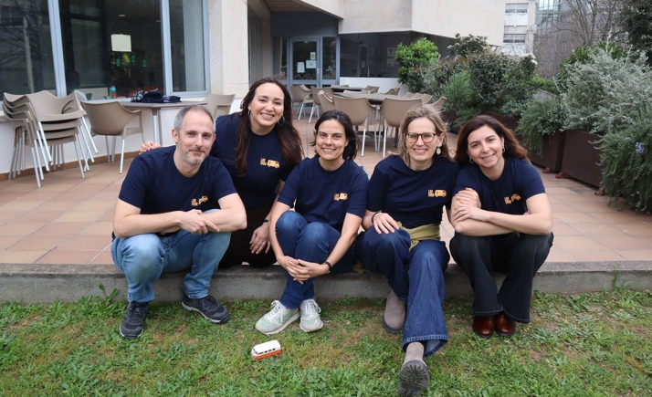 El grupo de investigadores del Lab Tour. 