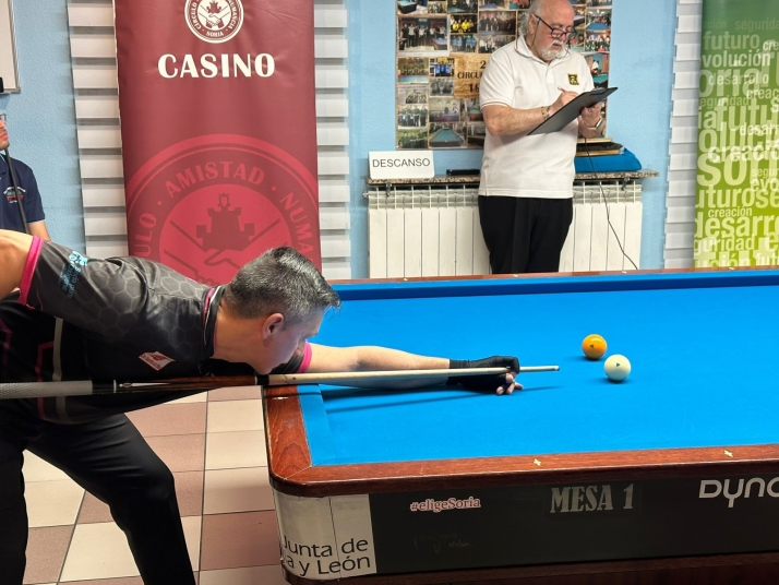 El C.A. Numancia lleva diez jugadores al regional de billar en Valladolid