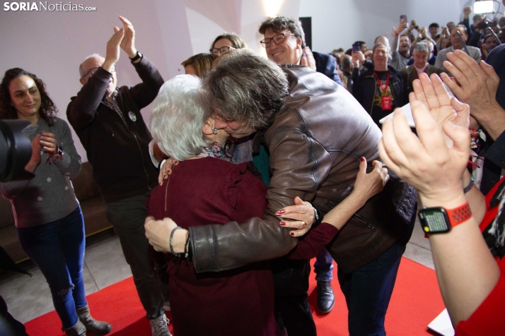 La celebración de la noche electoral