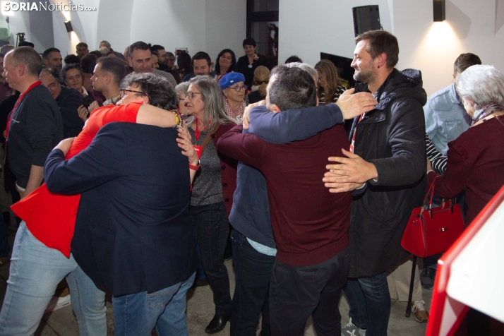 La celebración de la noche electoral