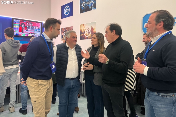 La celebración de la noche electoral