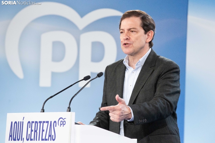 15M. Mañueco en Soria