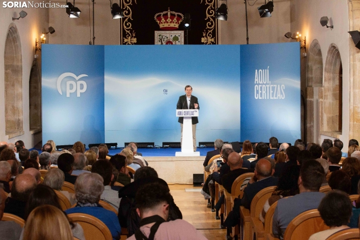 15M. Mañueco en Soria