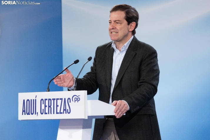 15M. Mañueco en Soria