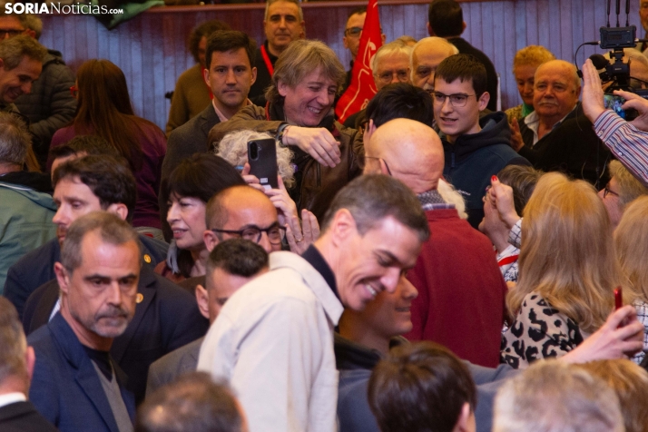 Pedro Sánchez en Soria