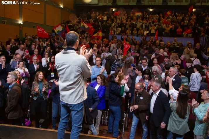 Pedro Sánchez en Soria