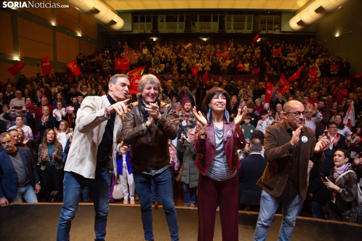Pedro Sánchez en Soria