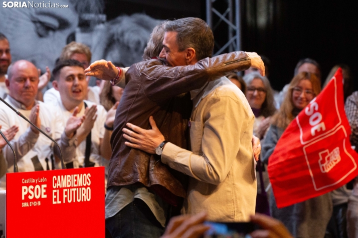 Pedro Sánchez en Soria