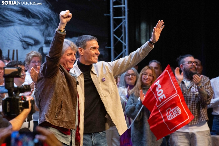 Pedro Sánchez en Soria
