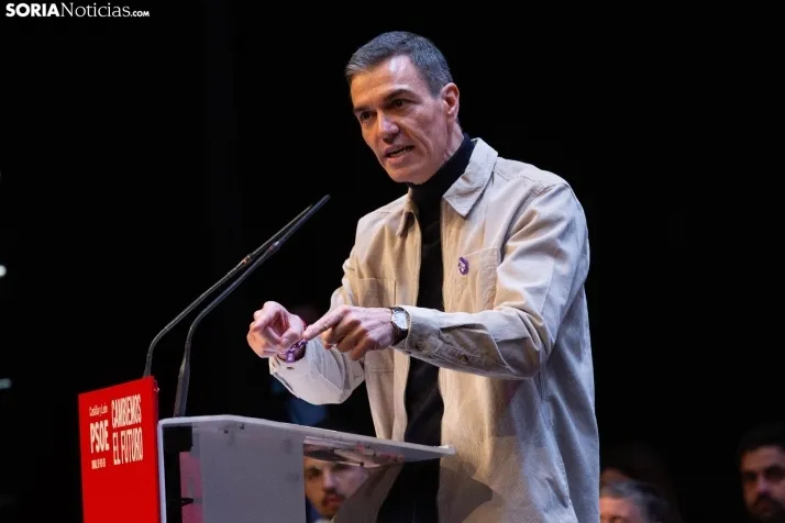 Pedro Sánchez en Soria