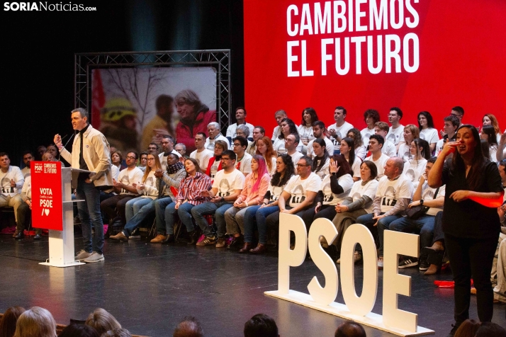 Pedro Sánchez en Soria