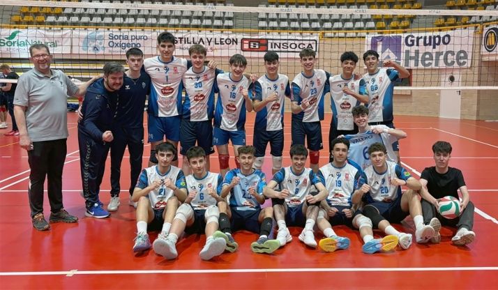 El juvenil masculino del Río Duero Soria, campeón de Castilla y León