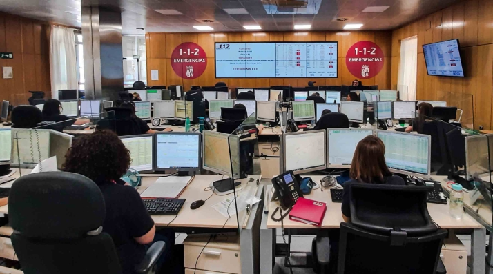 Un herido tras la salida de vía de una furgoneta en Viana de Duero