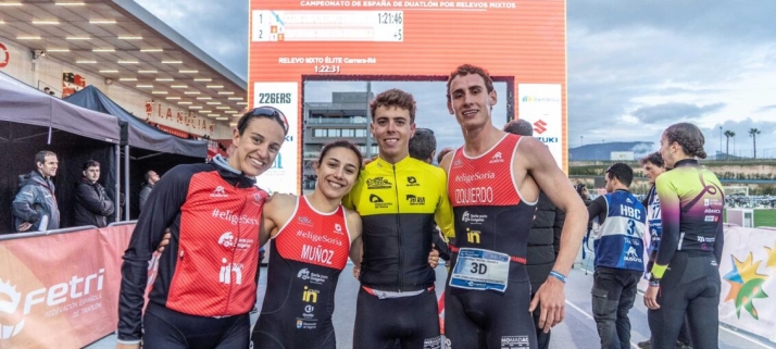 El Deporama Triatlón Soriano firma dos subcampeonatos de España en el inicio de la Liga de Duatlón en La Nucía