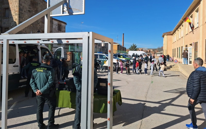 Una imagen del patio del Sor María de Jesús hoy jueves. /SdG
