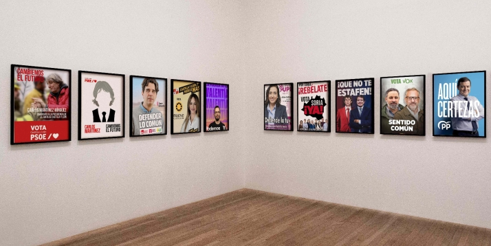 Análisis 15M. Qué nos dice cada cartel de los partidos para las elecciones de Castilla y León