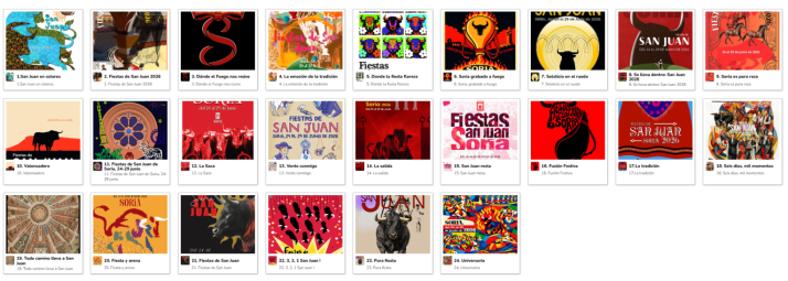 Fotos: Estos son los carteles que buscan presentar las fiestas de San Juan 2026