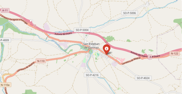 Atención si conduces por la N-110 en Soria: el km 69 figura entre los más peligrosos de España