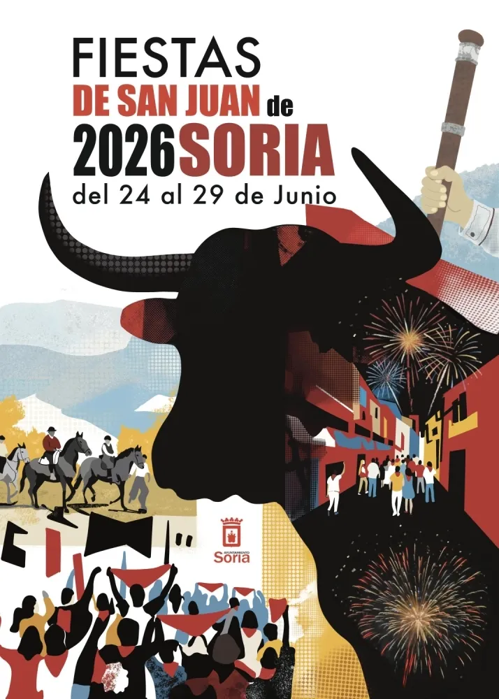 Los detalles m&aacute;s surrealistas de los carteles de San Juan: Del pa&ntilde;uelo rojo de Pamplona, al samur&aacute;i negro o el pastor del bel&eacute;n | Imagen 4