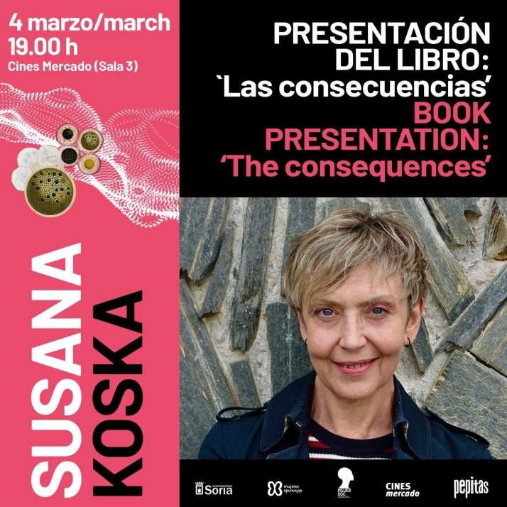 Susana Koska presenta su libro Las consecuencias en MujerDoc Soria