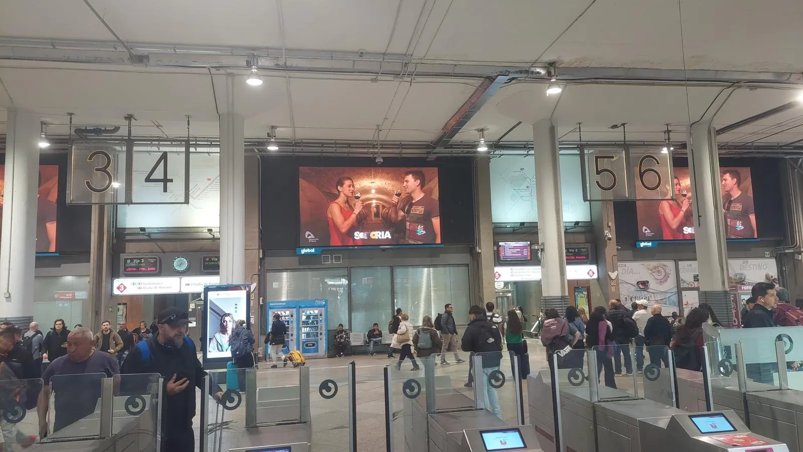 Uno de los soportes publicitarios en Madrid. /Dip.