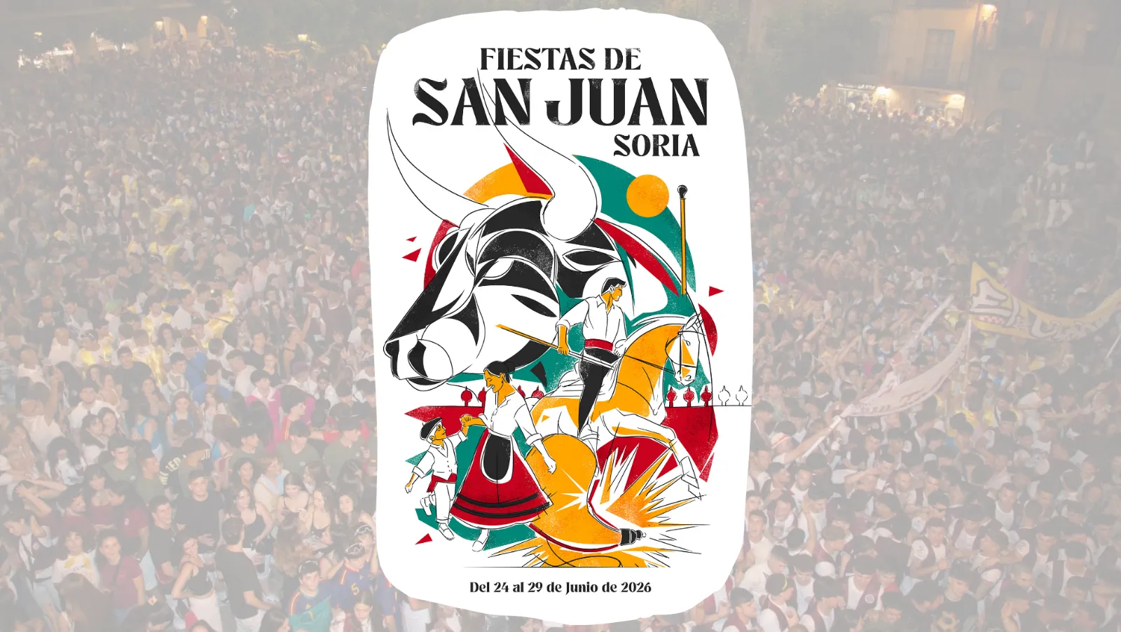 Este es el cartel anunciador de las fiestas de San Juan 2026