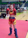 Foto 2 - El Club Kickboxing Soria suma una nueva plata auton&oacute;mica tras el duro combate de Adriana Verde